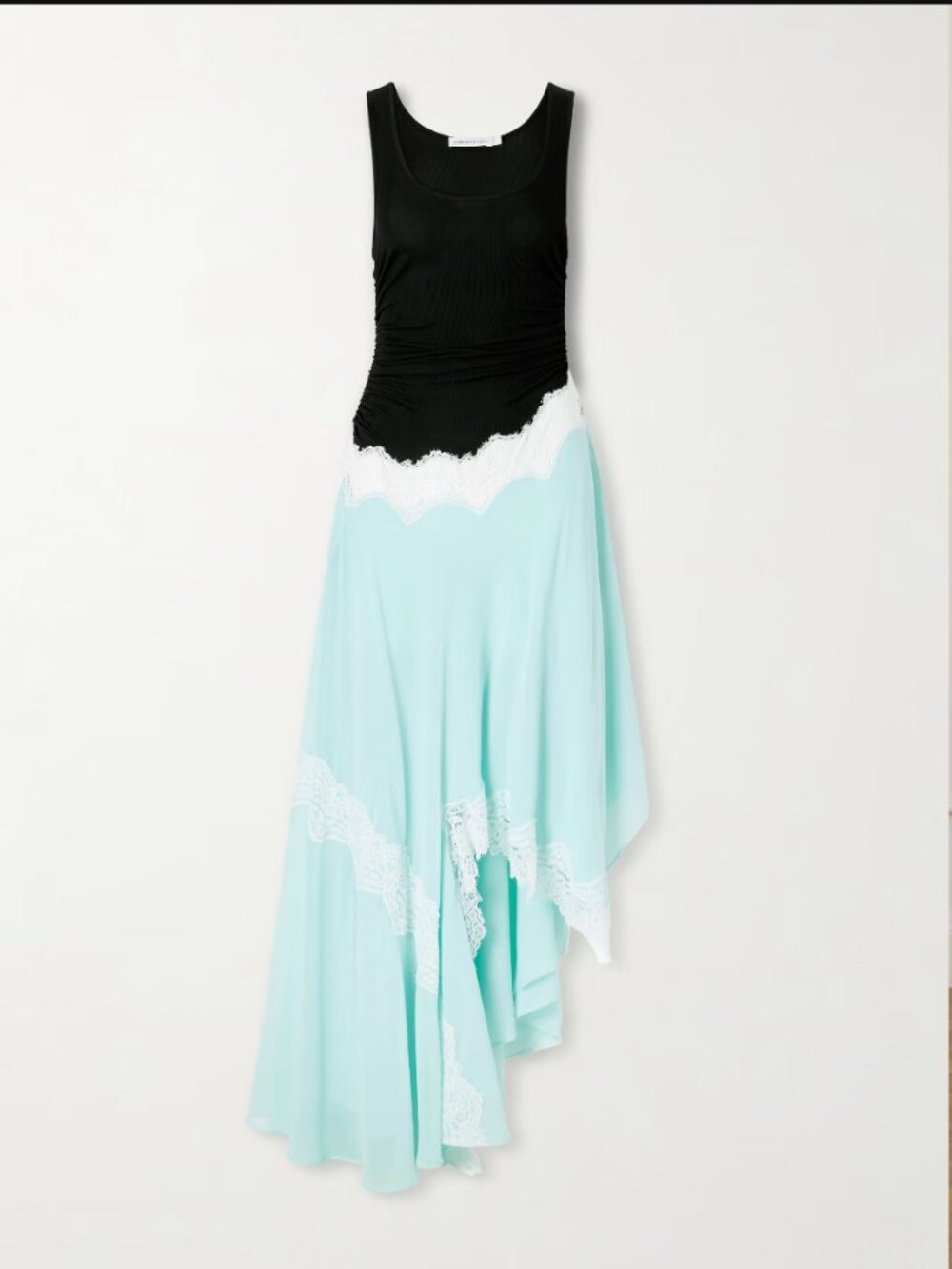 CHRISTOPHER ESBER Cutaway Asymmetric Lace-Trimmed Dress Size 4